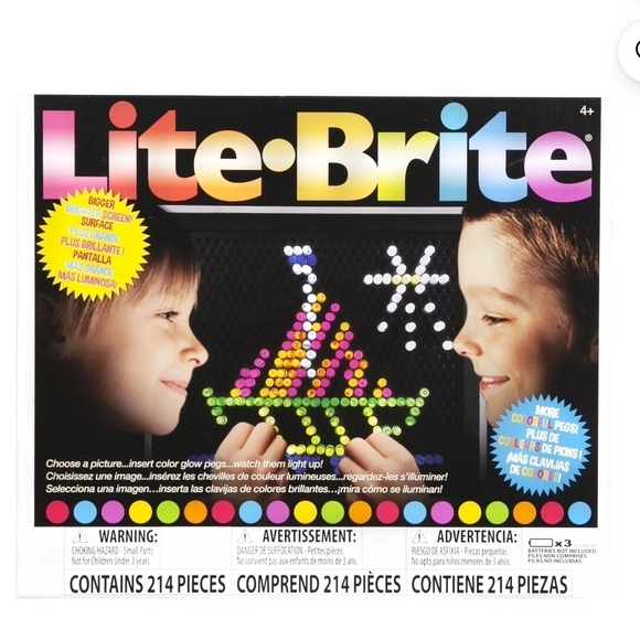 lite brite Other - Lite-Brite Classic, Bold & Bright Edition, STEM and Unisex for Children Ages 4+
